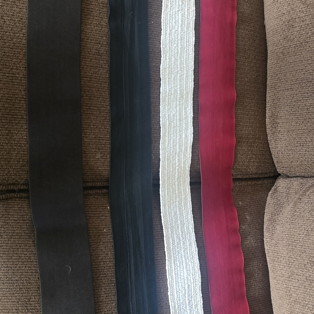 Black, White, Brown And Red Belts XL